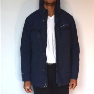 Eddie Bauer Large Blue Mountain Ops Mountain Coat